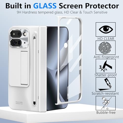 Étui pliable pour Google Pixel 10 Pro antichoc avec béquille et stylet