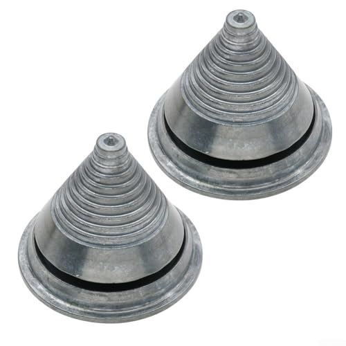 Equilibrador para cortacésped, herramienta de equilibrio estático de metal con cono escalonado para un molido preciso, garantiza un afilado de nivel para reducir la vibración del motor y extenderse