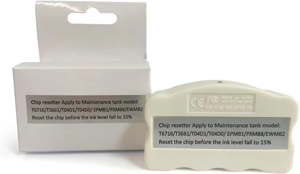 T3661 T6716 Maintenance Ink Tank Chip Resetter for Printer ET8700 XP15000 XP6000 XP6100 XP6001 XP6005 XP8500 XP8600
