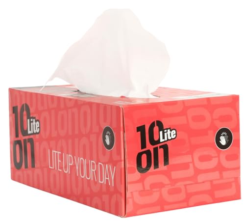 10on Lite 2 Ply Napkins, Soft Facial Tissue Box, 100% Natural Virgin Paper, Highly Absorbent,200 Pulls in Box (B0CFXSSYNF) Amazon Price History, Amazon Price Tracker