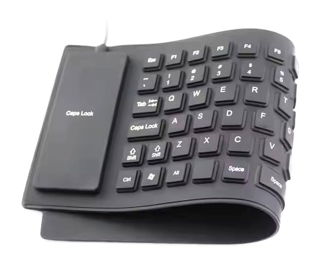 See full amazon price history chart for plutofit Portable Foldable Flexible Silicone Waterproof Wired USB Keyboard 85 Keys (Black) plutofit Portable Foldable Flexible Silicone Waterproof Wired USB Keyboard 85 Keys (Black) (B0D8WF5CVJ) Amazon Price History, Amazon Price Tracker