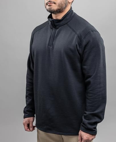 DRIFIRE Men's PowerGrid Flame Resistant 1/4 Zip Fleece Sweatshirt, Cat 24