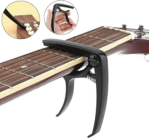 LATRAT Capodastre ukulélé Capodastre Capo Guitare électrique Ukulélé, Mandoline, Banjo et autres instruments à cordes… - Les Beatles, Paul McCartney, John Lennon, RIngo Starr, George Harrison LATRAT Capodastre ukulélé Capodastre Capo Guitare électrique Ukulélé, Mandoline, Banjo et autres instruments à cordes… – Image 5