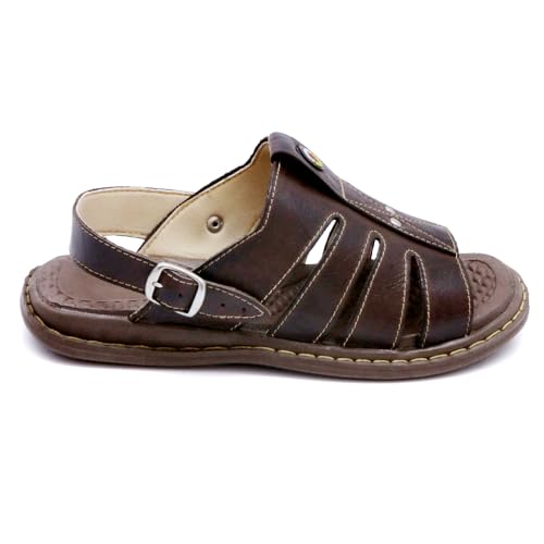 Sandália Chinelo Masculino Couro Legítimo Anti-Stress Levissimo (36)