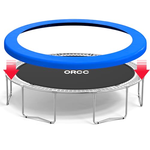 ORCC Trampoline Pad 16 15 14 12 11 FT for Kids Adults Outdoor Yard Trampolines (Pad Only)
