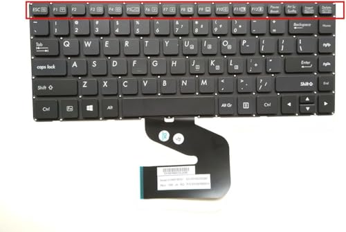 Teclado US para Getac S410 repuesto de teclado para portátil sin marco