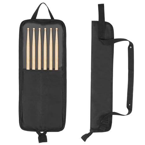 Exircy Drumstick Case Drum Stick Bag Portable Drumstick Bag Small Drumsticks Storage Case Hanging...