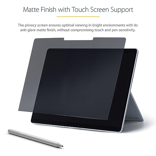 StarTech.com 13.5-inch Surface Laptop/Surface Book Privacy Screen, Anti-Glare Privacy Filter with 51% Blue Light Reduction - Image 3