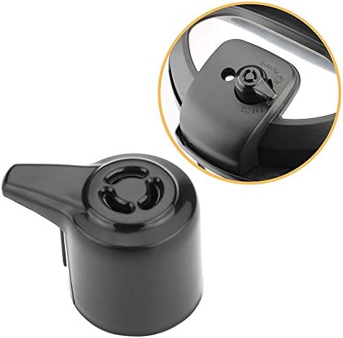 2PCS Steam Release Valve, Universal Pressure Valve for Instant Pot 3, 5, 6, 8 Qt Quart, Steam Release Handle Accessory for Electric Pressure Cooker-(DUO, Black)