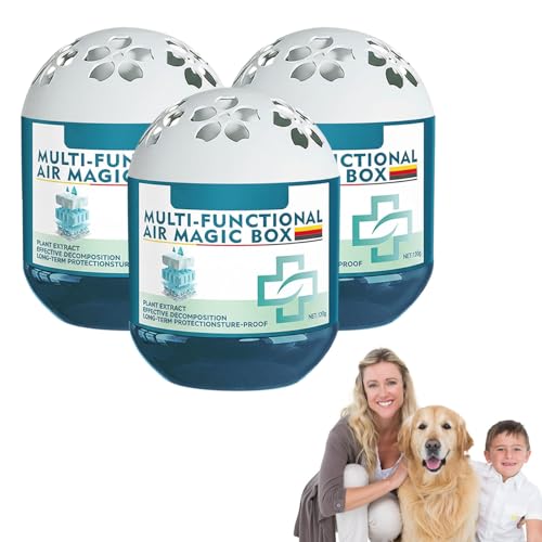 Multifunctional Air Magic Box Indoor Luftreinigung Staub Entfernung Magic Box Luftreinigung für Innenräume Staubentfernung Magic Box Reinigt die Luft Langanhaltende Frische Grün 3 Stück