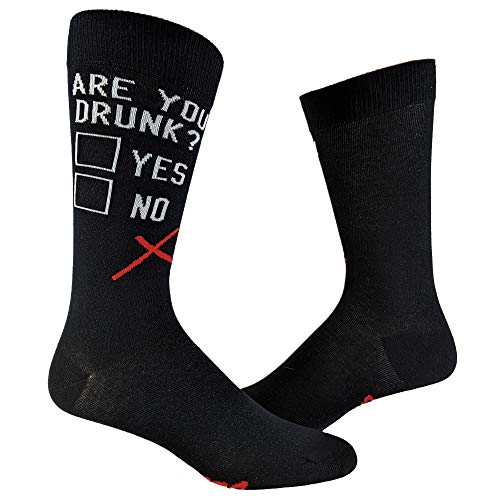 Are You Drunk Socks Funny Beer Drinking Party Checklist Graphic Novelty Footwear