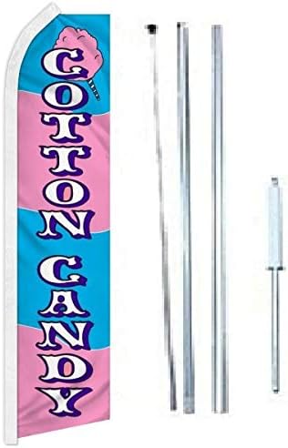 OnPoint Wares Cotton Candy Super Flag Sign With Complete Hybrid Pole set-FI (1)