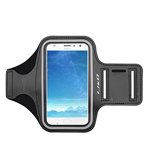 J&D Armband Compatible for Motorola Moto Z4/Z3/Z3 Play/Moto G100/G50/G8/G8 Plus/G8 Play/G8 Power Armband, Sports Armband with Key Holder Slot, Earphone Connection While Workout