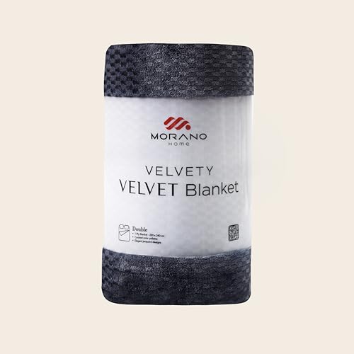 بطانية قطيفة موديل مصبوغ من البوليستر الناعم الفاخر دافئة وخ...