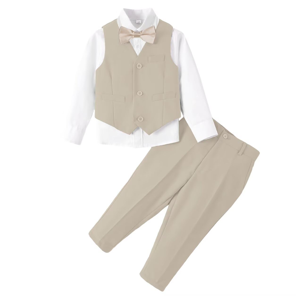 Baby Boys Clothes Suits Toddler Formal Gentleman Wedding Outfit Dress 4Pcs Infant Suit Sets