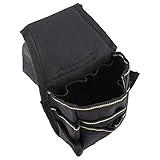 Material de tela Oxford --- Nuestra bolsa de herramientas está hecha de tela Oxford, que es muy gruesa, resistente al desgaste y no se daña fácilmente.