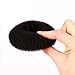 Generic 1PC Hair Donut Bun Maker – Large Ring-Style Chignon Shaper for Thick and Long Hair – 3.5 Inch Black Doughnut Shaper