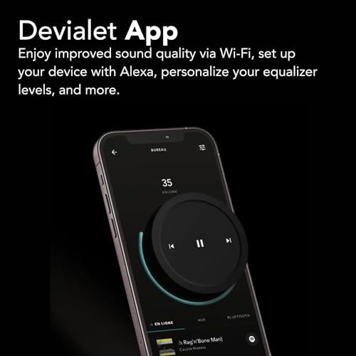 Devialet - True Wireless Earbuds - Gemini II - Matte Black - for Daily Music & Commute Sound - Noise Cancellation - Comfort Fit