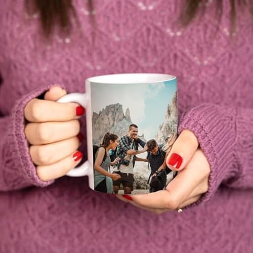 Wanapix | Taza Personalizada con Foto y Texto | Capacidad de 325ml | Taza de Cerámica con Diseño Único | Regalo para Amigos y Familiares | Apta para Microondas | Interior y Asa Color Blanco | Ya disponible en tu tienda friki favorita! En mundofriki.es!