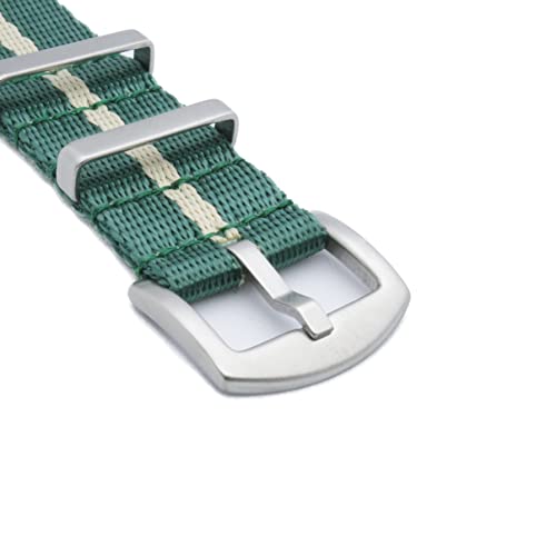 Image of WAMD Seat Belt NATO Watch Straps /Bands - 18mm,20mm,22mm and 24mm Nylon Watch Straps for Watches - Multicolour Options