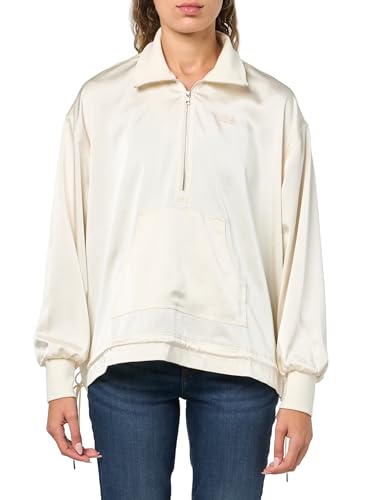 Lacoste Women's High Zipped Neck Oversized Popover Jacket