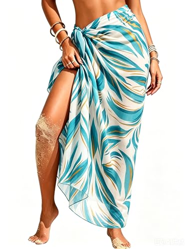 Image of CHICGAL Sarong Wraps Swimsuit Coverup for Women Bathing Suit Cover Up Summer Bikini Beach Swimwear 2026