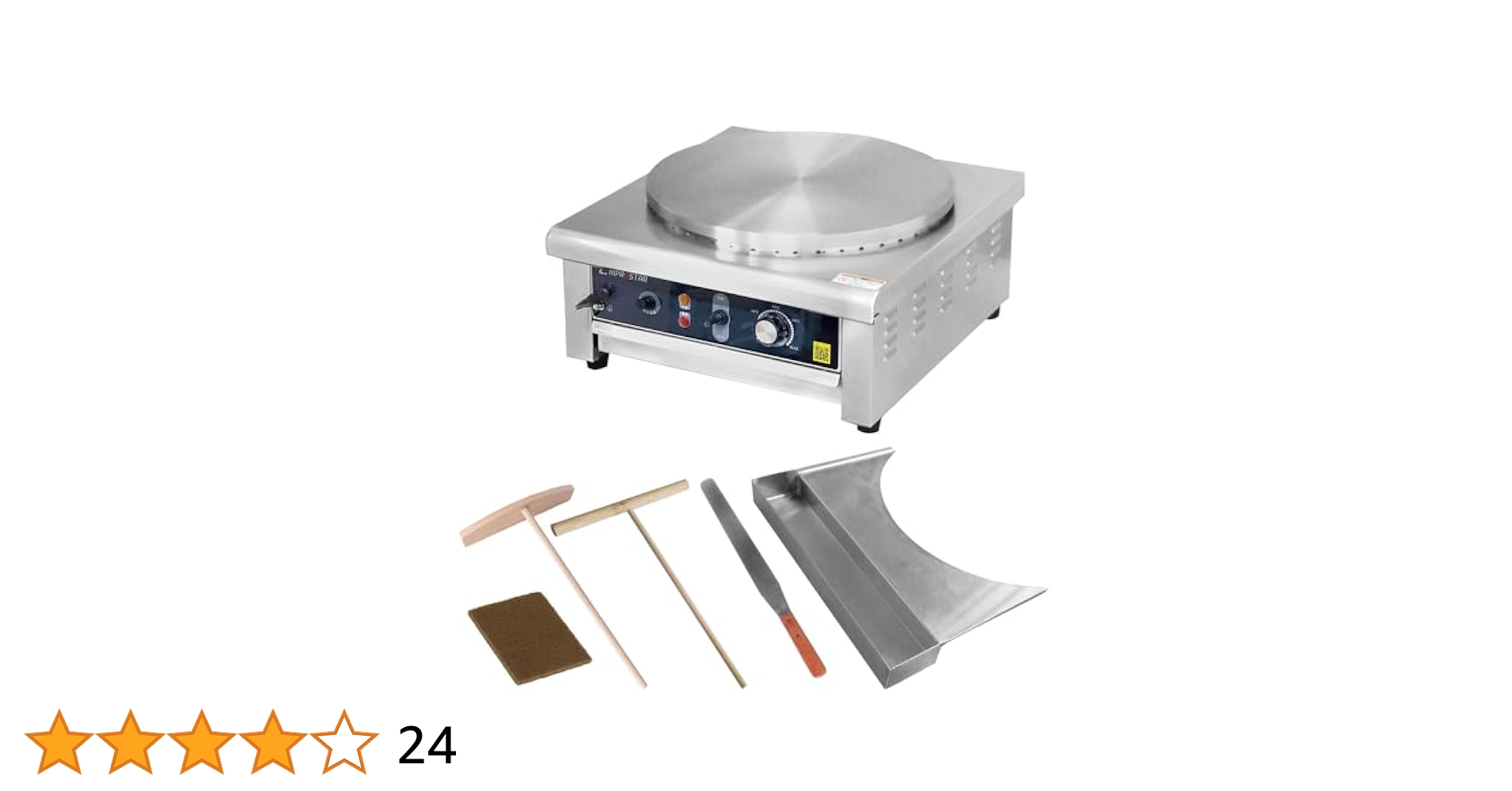 Amazon | 実用新案登録済 電気クレープ焼き器 クレープメーカー