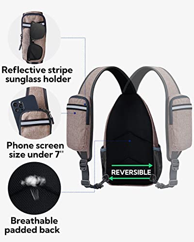 Waterfly Sling Bag Backpack Shoulder Crossbody Bag Chest Bags Hiking Casual Daypack for Men Women