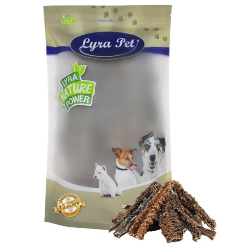 Lyra Pet® 1 kg Lammpansen 1000 g Kausnack Hundefutter Pansen Kauartikel