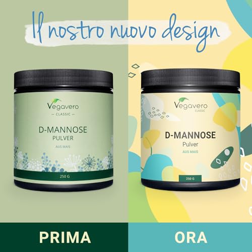 D-MANNOSIO PURO in Polvere Vegavero® | 250 g | 100% NATURALE da Mais | Senza Additivi e Testato in Laboratorio | Cistite e Benessere delle Vie Urinarie | Con Misurino! | Vegan - 2