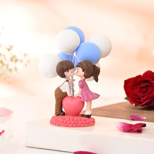 CraftVatika Valentine Love Couple Statue Showpiece Home Decorativ...