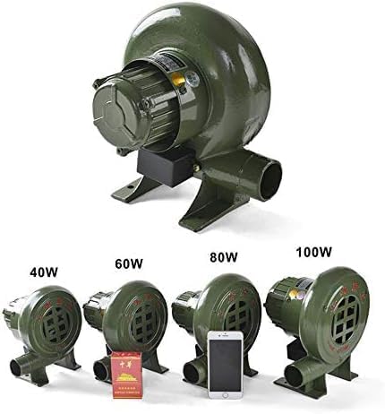 Dmuchawa Elektryczna O Prędkości 220 V - Dmuchawa Do Grilla Dmuchawa Do Kuźni Węgla - Do Grilla, Narzędzie Do Gotowania Wentylatora Kominkowego, 100w