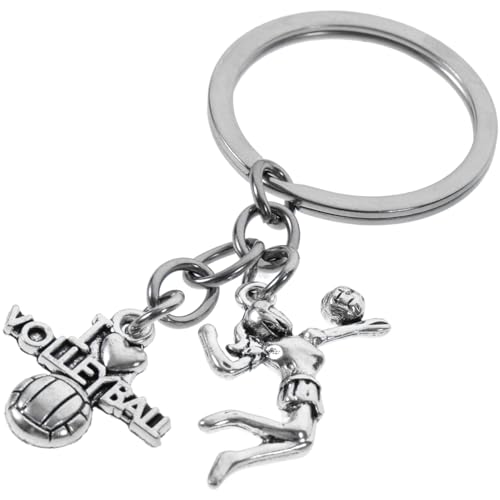 Kisangel Volleyball SchlüSselanhäNger - Sport-SchlüSselanhäNger Aus Zinklegierung, 7.4Cm LäNge, Perfekt FüR Taschen, RucksäCke Und Partygeschenke Kisangel Volleyball SchlüSselanhäNger - Sport-SchlüSselanhäNger Aus Zinklegierung, 7.4Cm LäNge, Perfekt FüR Taschen, RucksäCke Und Partygeschenke