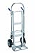 Aviditi WS1032 Convertible Aluminum Hand Cart, Silver
