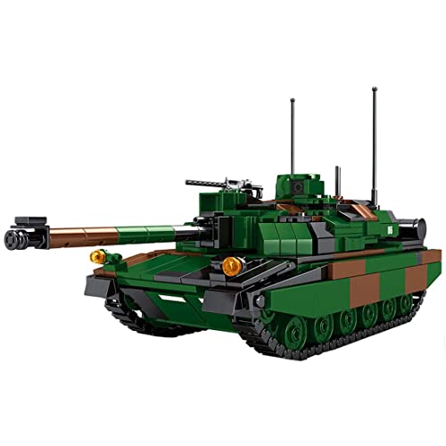 YPZ Technik Panzer Bausteine, T-14 Armata Main Battle Tank Modellbausatz Panzer, Militär Panzer Bausatz Klemmbausteine… – Bild 3