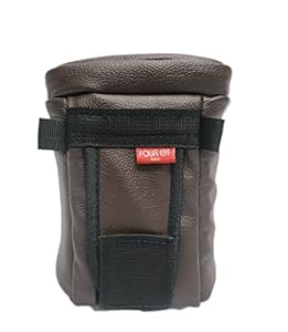 Four Eff (Brown, Leather Lens Bag 6 in Brown)