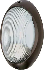 GlobalNiche Nuvo Lighting 60/571 Bulkhead 1-Light Large Oval Energy Star CFL, Architectual Bronze