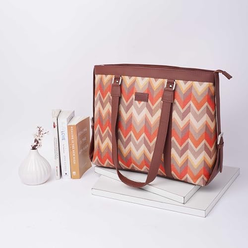 ZOUK Vegan Leather Women's Office Bag for 15.6 inch Laptop, MacBook - Image 4