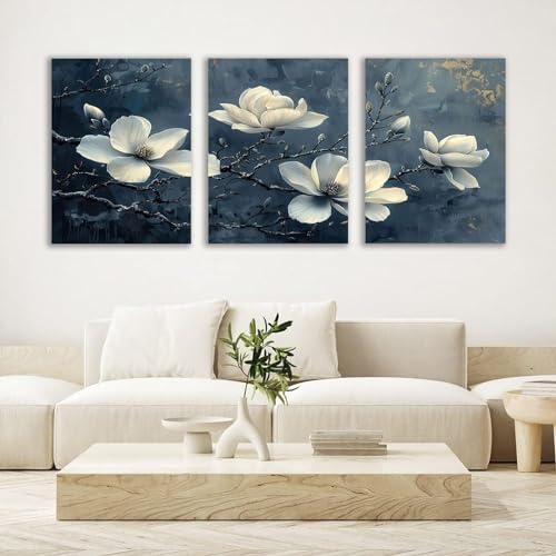 Papier peint plage turquoise triptyque salon 3 pans de 50x70cm - 2