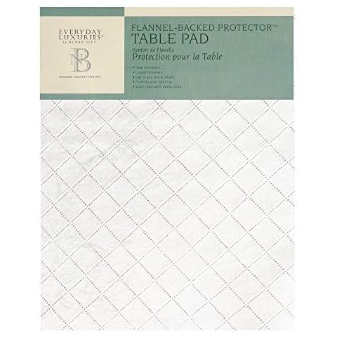Newbridge Quilted Waterproof Table Pad Protector Cover
