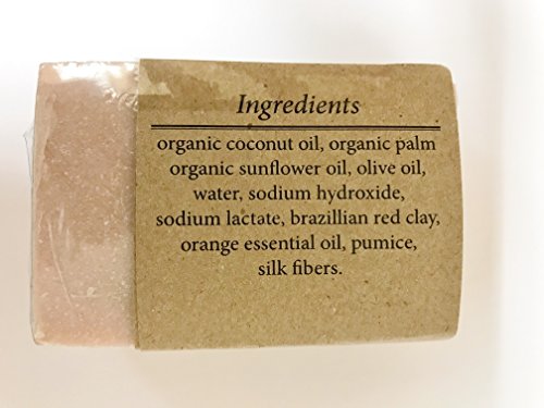 Soaplift Red Clay Soap For Working Hands Organic Essential Oils Pumice Silk Fibers #TOP1