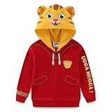 Daniel Tiger's Neighborhood Fred Rogers Boys Hoodie with Ears for Toddlers