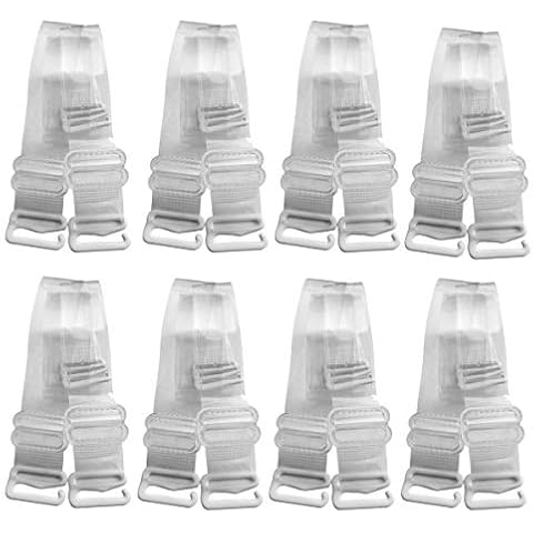 DoHope Clear Invisible Bra Straps with Hooks Cover