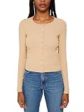 edc by Esprit Damen 121CC1K307 T-Shirt, 271/BEIGE 2, M