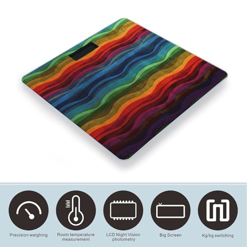 Báscula digital de baño Rainbow Smart Scale con pantalla grande miniatura 3