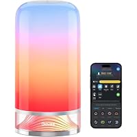 Govee Lampada da Comodino LED RGBICWW, Lampada Touch da Tavolo 500lm
