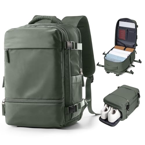 Suwasp Travel Backpack with Shoe Compartment and Water Resistance