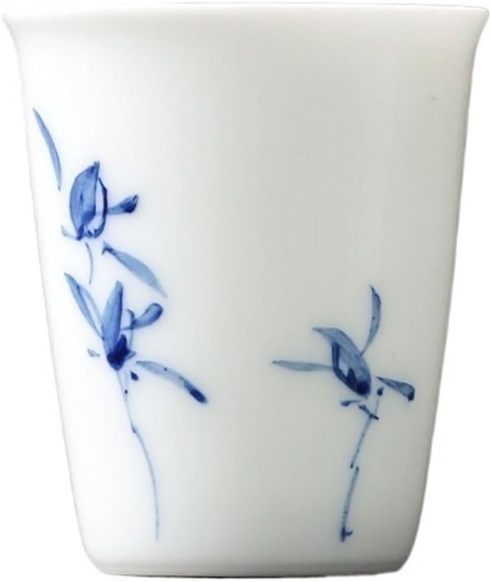 GSOUL Kungfu Tea cup Tea Cups Hand-painted Phalaenopsis Small Host Creative Personal Kung Fu Ceramic Sets Small Tea Cups