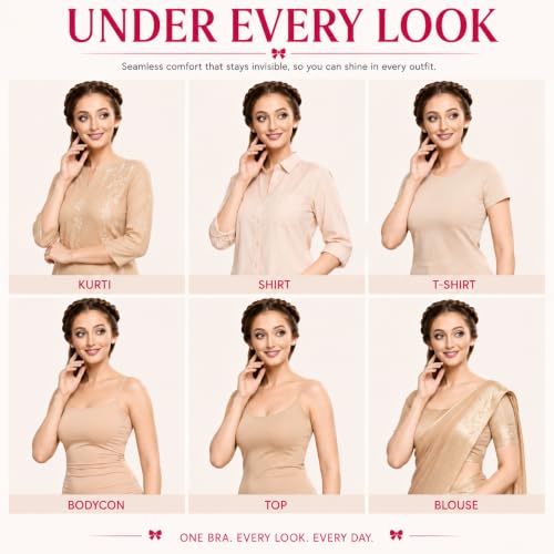 Image of LIBRA Full Coverage Inner Elastic Bra Lib-Bloom
