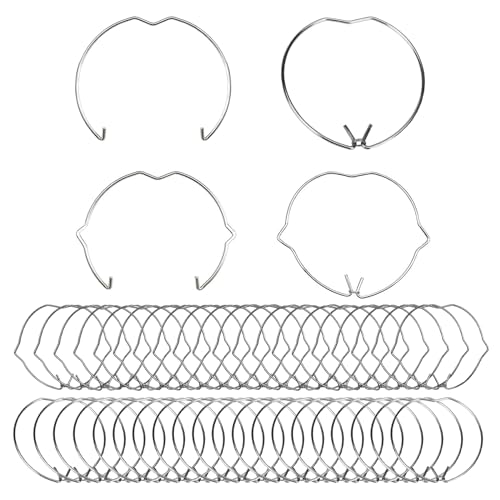 Modello di applicazione: le clip con anelli a molla di fissaggio sono adatte per l'uso con la maggior parte delle lampade, tra cui faretti da incasso GU10 e MR16 e così via.